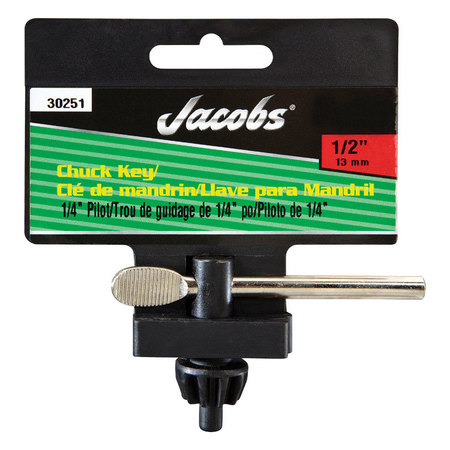 Jacobs CHUCK KEY 1/2""-1/4"" PLT 30251